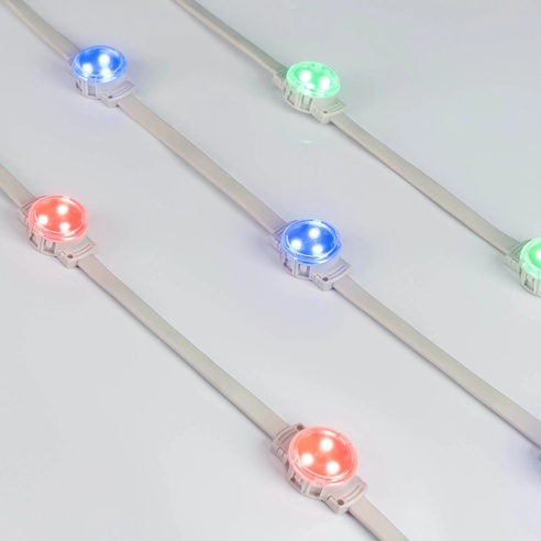 Модуль управляемый DMX-F3-D30 12V RGB (0.75W, IP68, 120 deg) (Arlight, Пластик, 3 года)