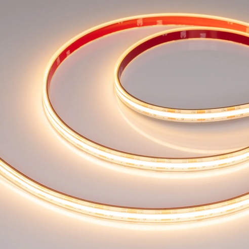 Лента светодиодная герметичная COB-PS-X560-12mm 24V Warm2700 (9.6 W/m, IP67, 10m) (Arlight, 5 лет)