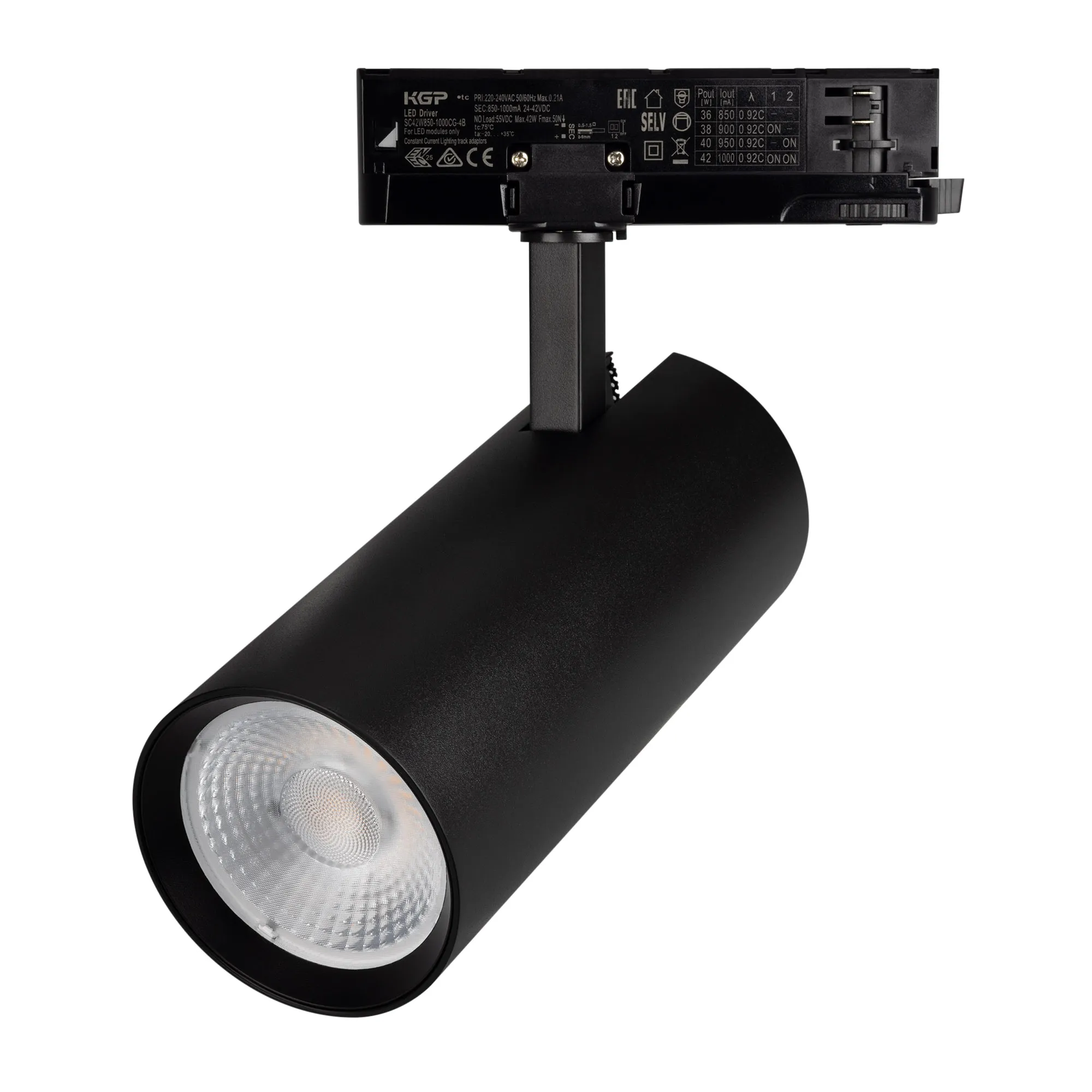 Светильник LGD-GERA-4TR-R90-40W Warm3000 (BK, 55 deg, 230V) (Arlight, IP20 Металл, 5 лет) - изображение товара