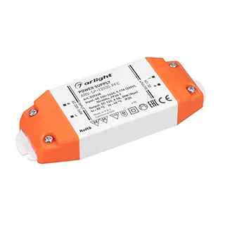 Блок питания ARV-SP-12030-PFC (12V, 2.5A, 30W) (Arlight, IP20 Пластик, 5 лет) - изображение товара