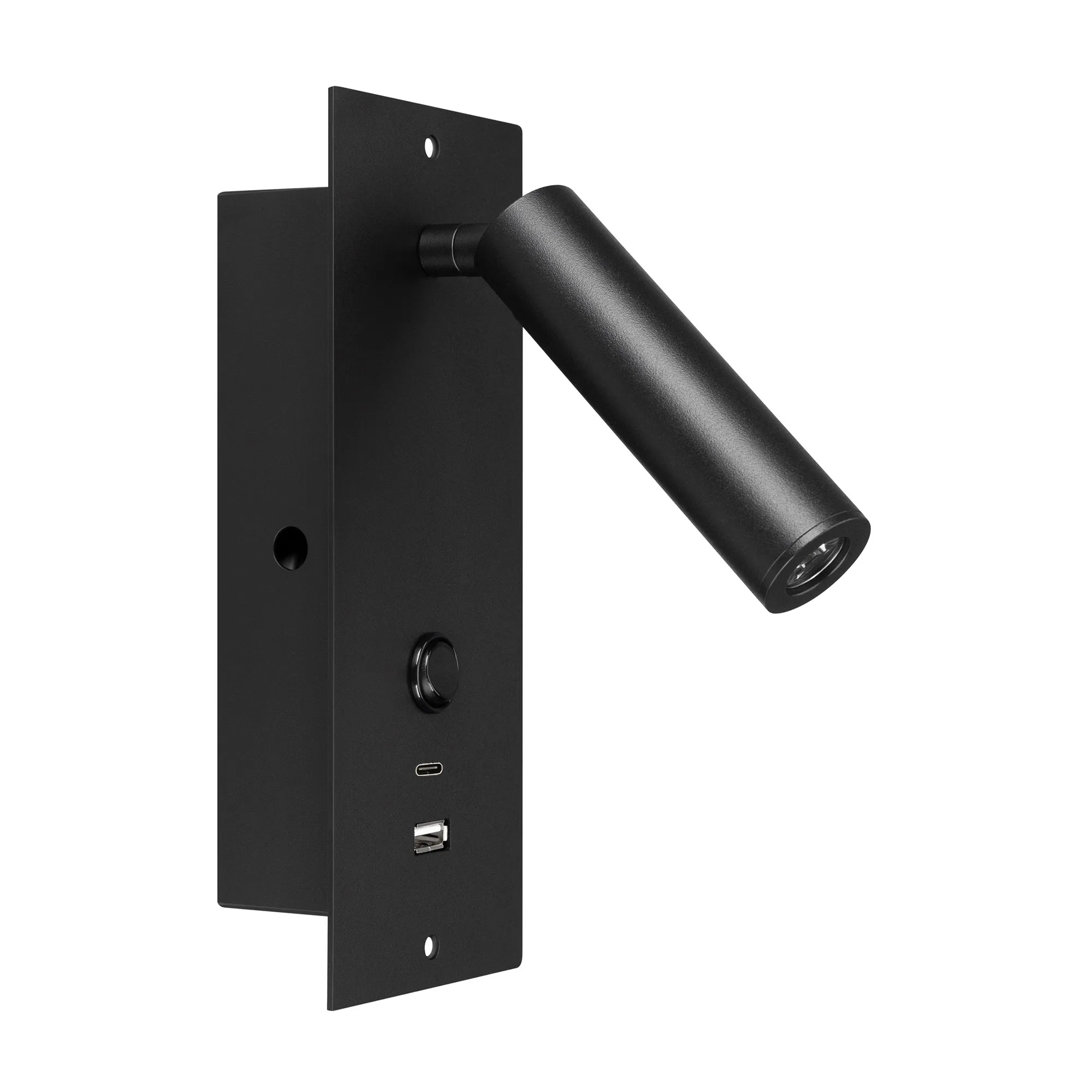 Светильник SP-BED-CHARGE-BUILT-S80x230-3W Warm3000 (BK, 20 deg, 230V, USB-A, USB-C) (Arlight, IP20 Металл, 3 года) - изображение товара