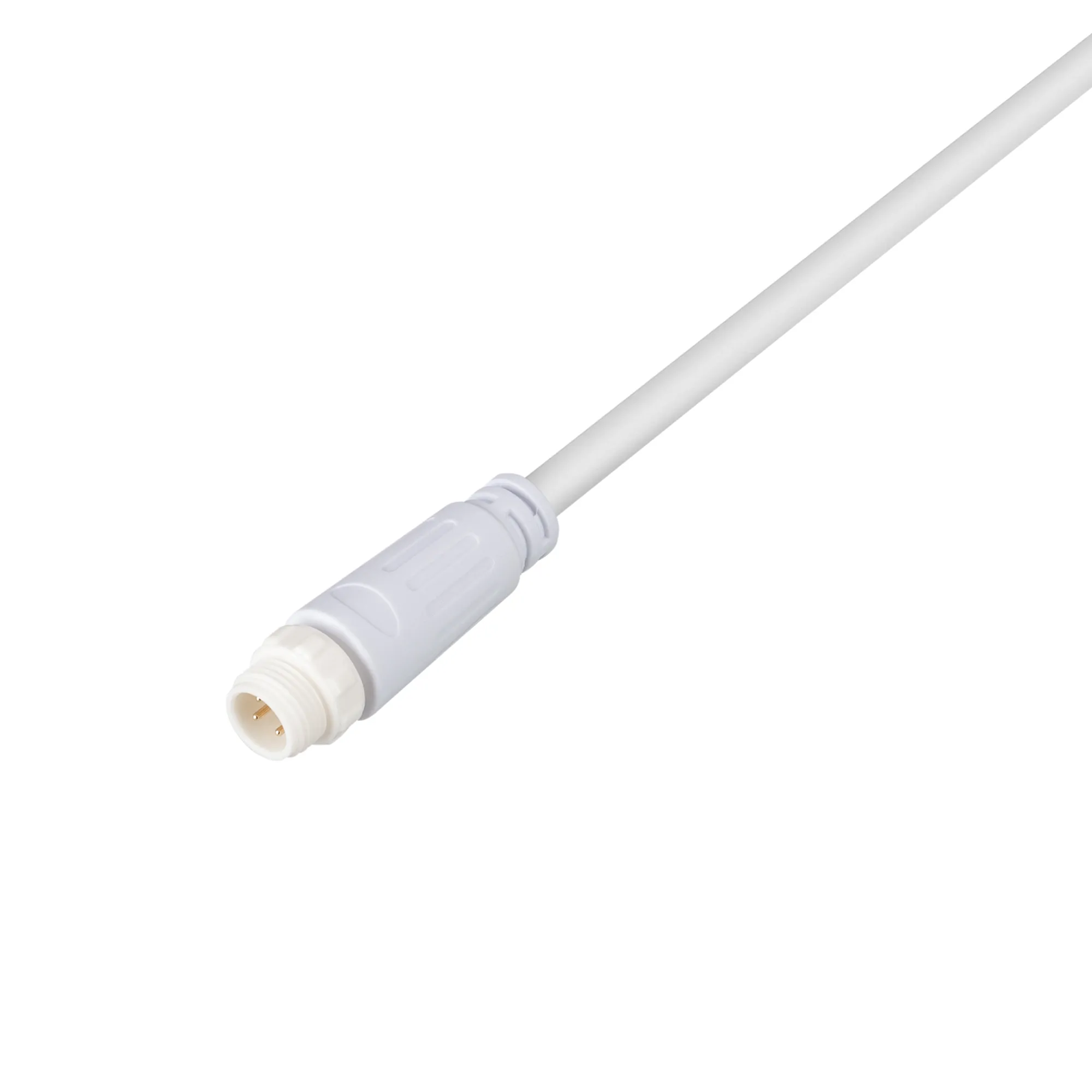 Коннектор питания MOONLIGHT-SPI/DMX-CON-POWER-MALE-WH (Arlight, IP67 Пластик, 3 года) - изображение товара