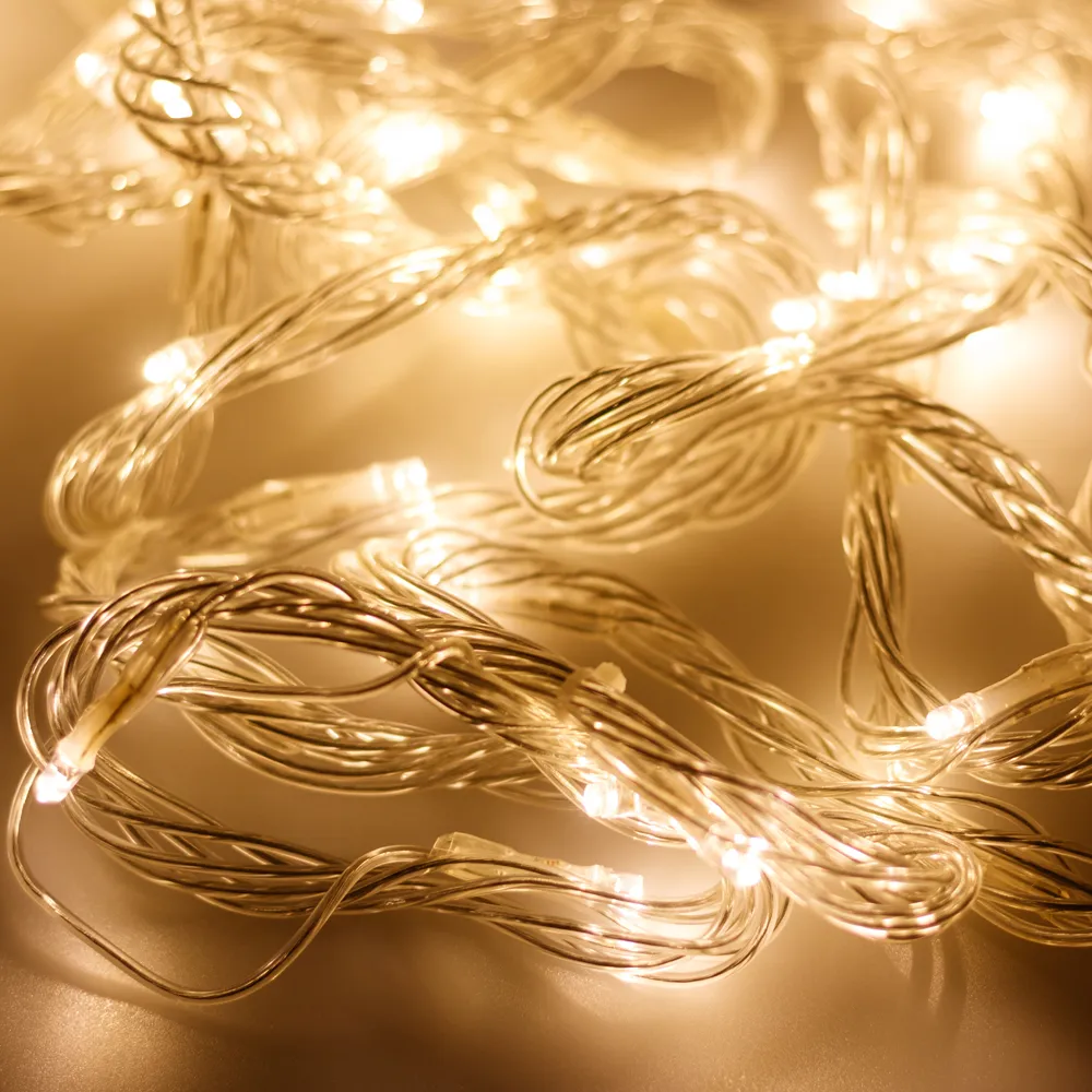 Светодиодная гирлянда ARD-STRING-HOME-10000-CLEAR-99LED-RUN WARM (230V, 10.5W) (Ardecoled, IP20) - изображение товара