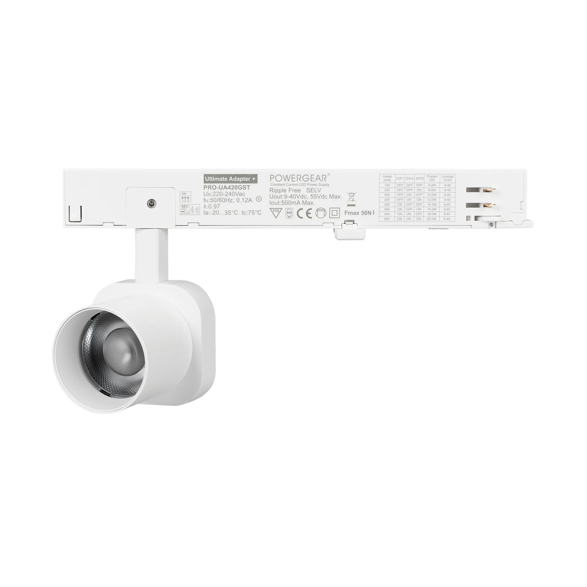 Светильник LGD-DIAFILM-4TR-R60-10W Warm3000 (WH, 20 deg, 230V) (Arlight, IP20 Металл, 5 лет) - изображение товара