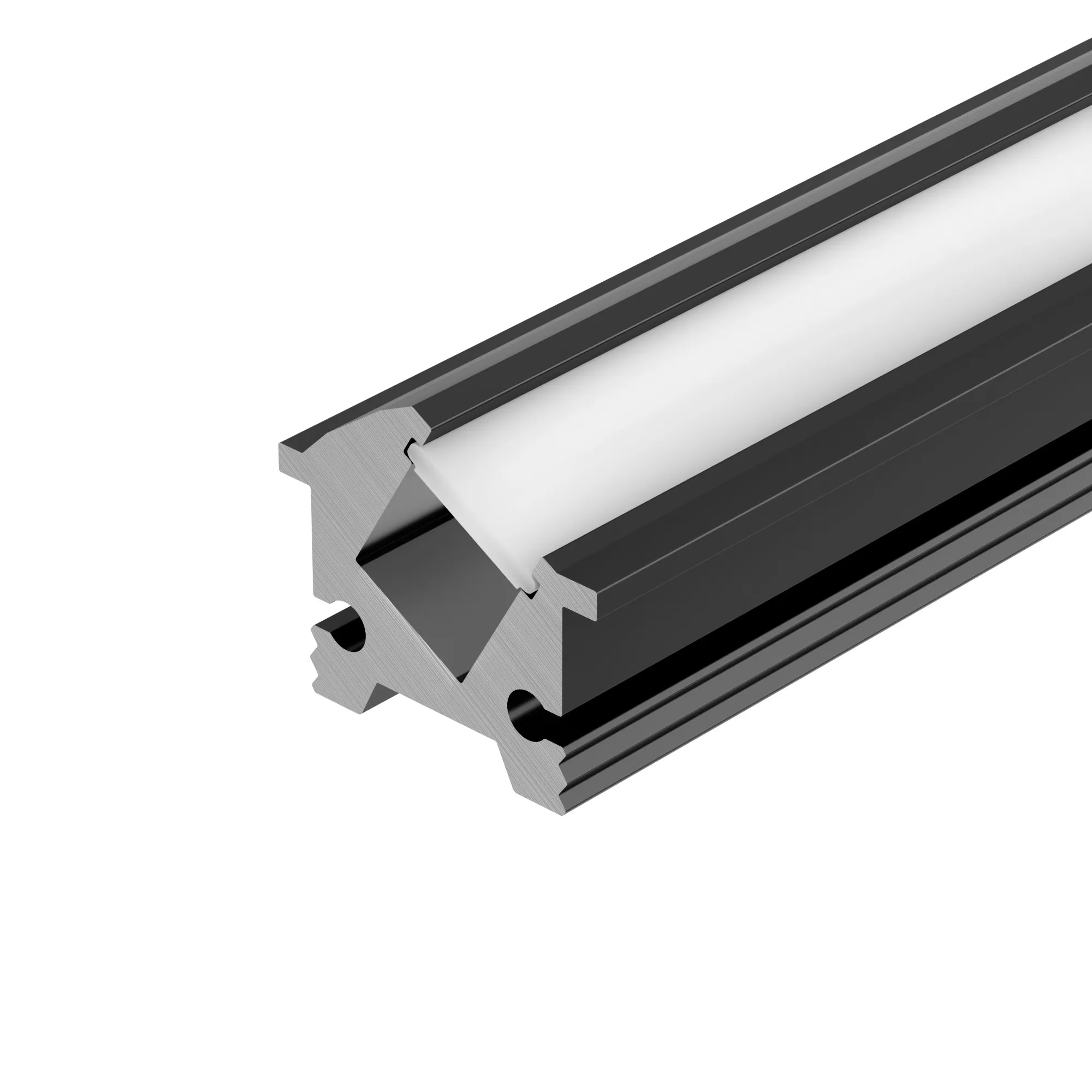 Профиль SL-BEVEL-H12-F13-2000 ANOD BLACK (Arlight, Алюминий) - изображение товара