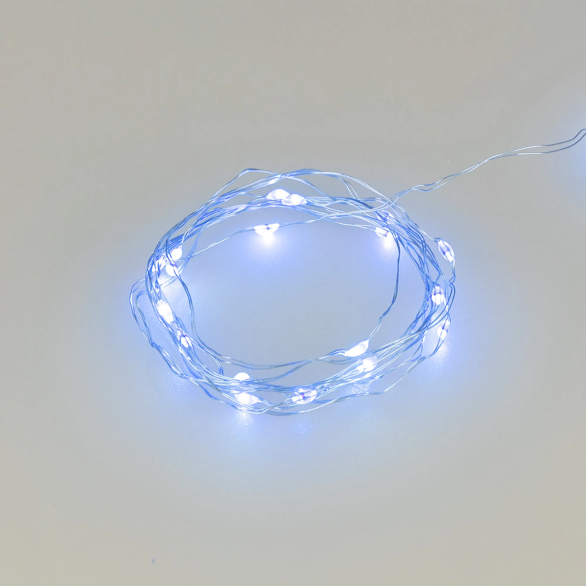 Светодиодная гирлянда ARD-DEW-HOME-2000-CLEAR-20LED-STD Blue (3V, Battery Pack) (Ardecoled, IP20) - изображение товара