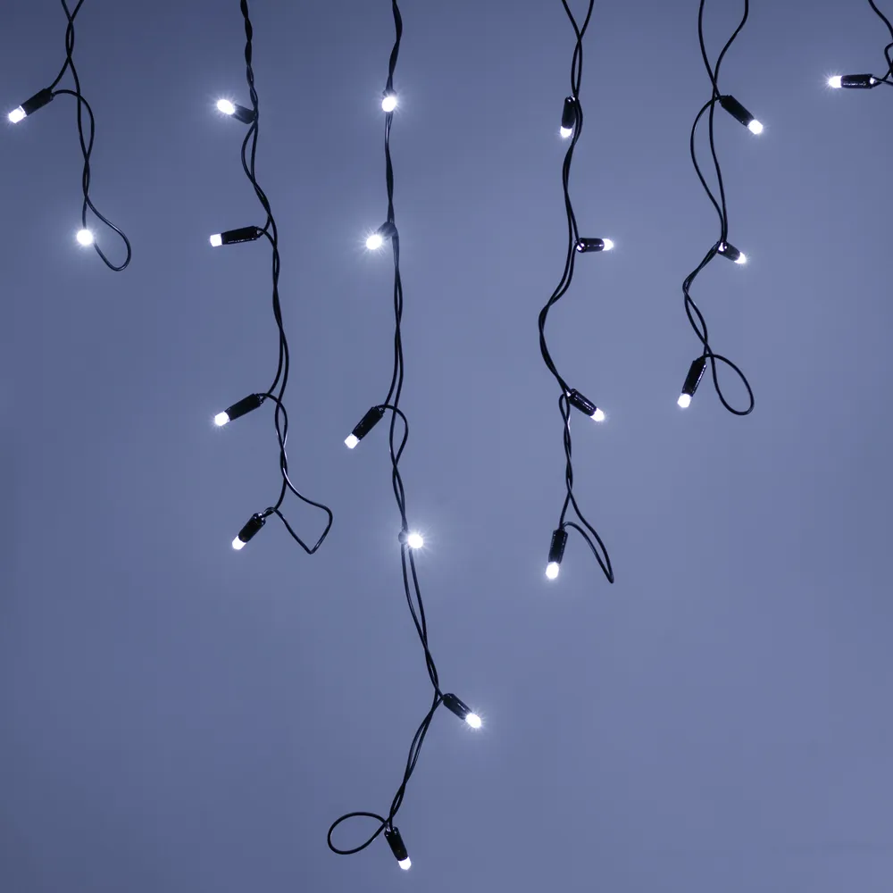 Светодиодная гирлянда ARD-EDGE-CLASSIC-2400x600-BLACK-88LED-MILK-STD White (230V, 6W) (Ardecoled, IP65) - изображение товара