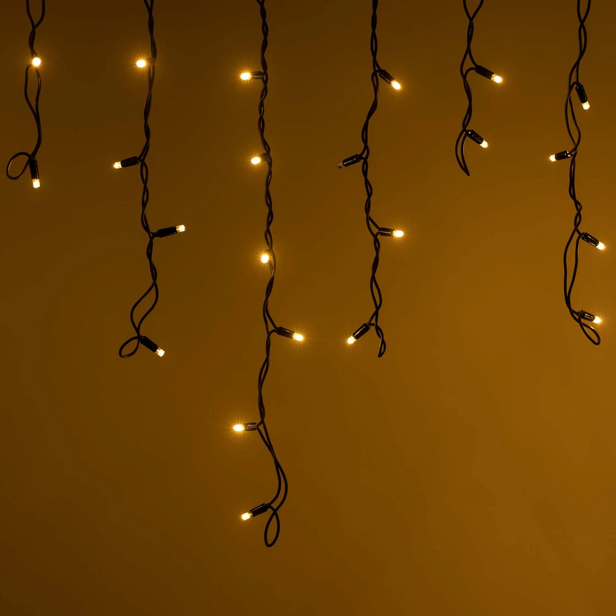 Светодиодная гирлянда ARD-EDGE-PRO-4000x600-BLACK-128LED-MILK-FLASH Warm/Warm (230V, 8W) (Ardecoled, IP65) - изображение товара