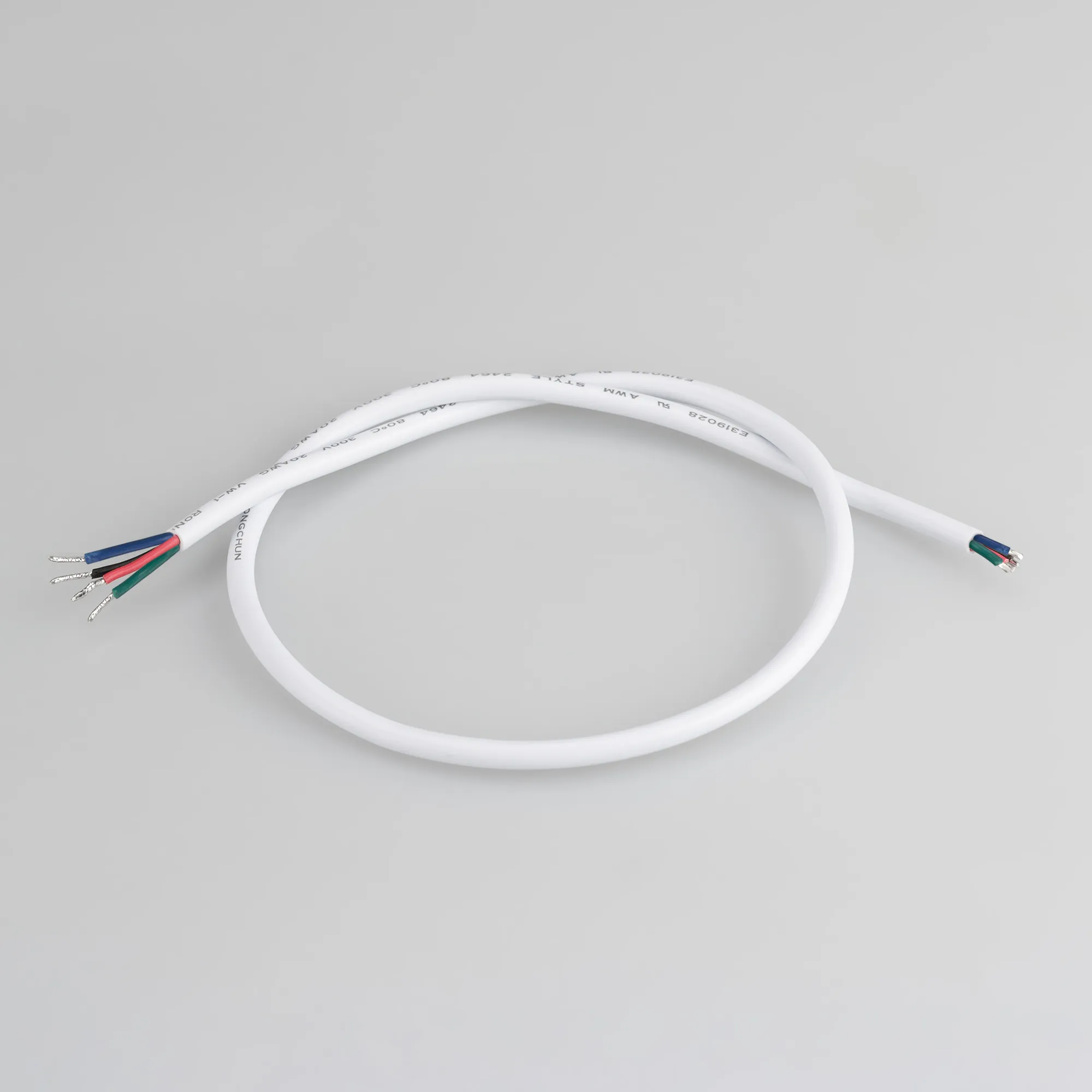 Провод питания ARL-MOONLIGHT-20AWG-4W-D4.5-CU-500 White (Arlight, Закрытый) - изображение товара