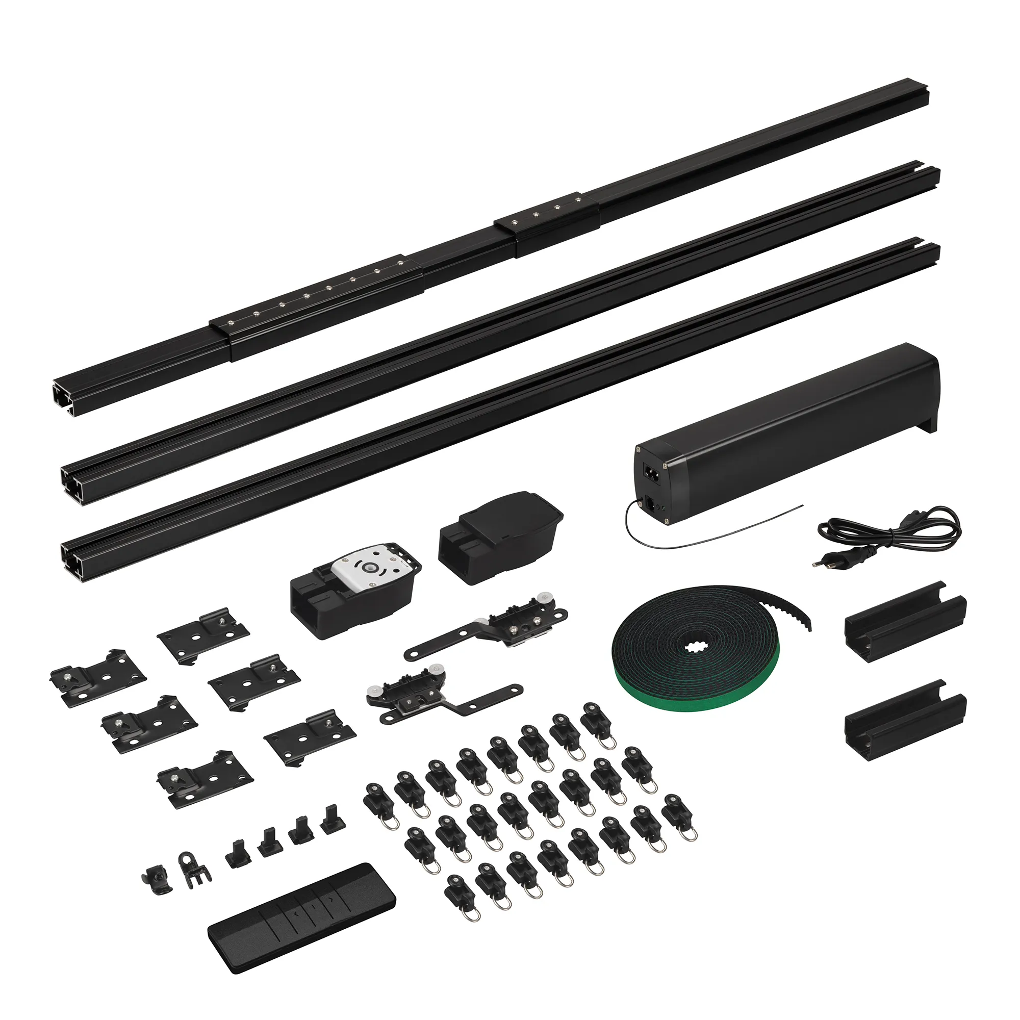 Карниз для штор с электроприводом CNK-M1-TY-RF-3M-BK (Arlight, IP20 Металл, 5 лет) - изображение товара